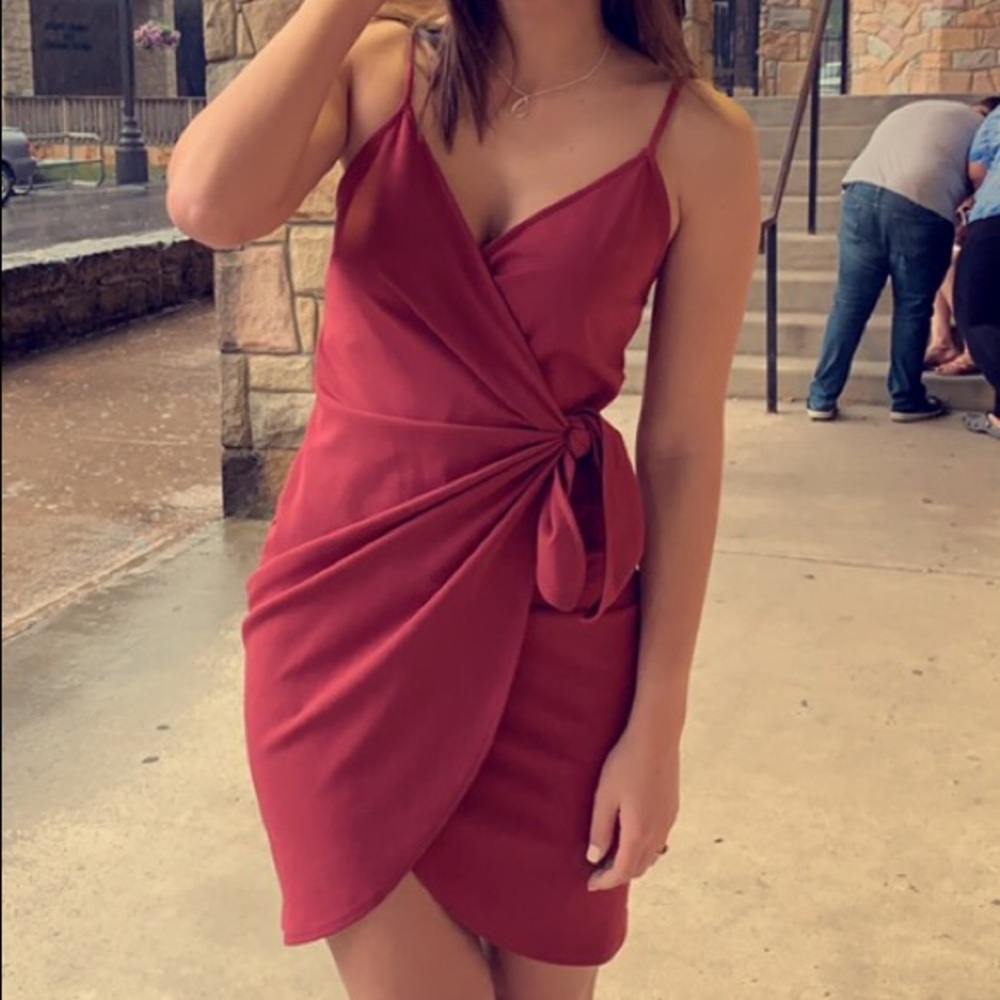 Wrap Front Dress